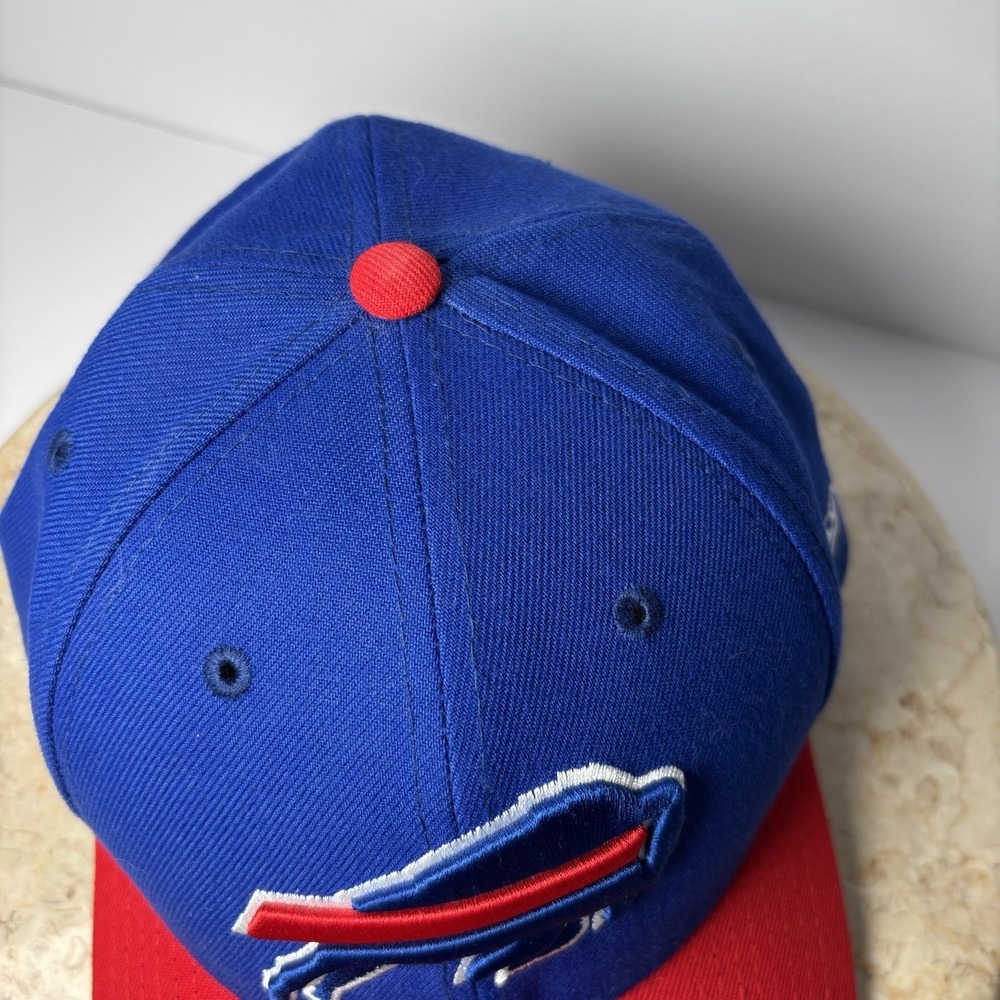New Era Buffalo Bills 9Forty The‎ League Blue Adjustable Strap Hat Cap - Picture 7 of 11